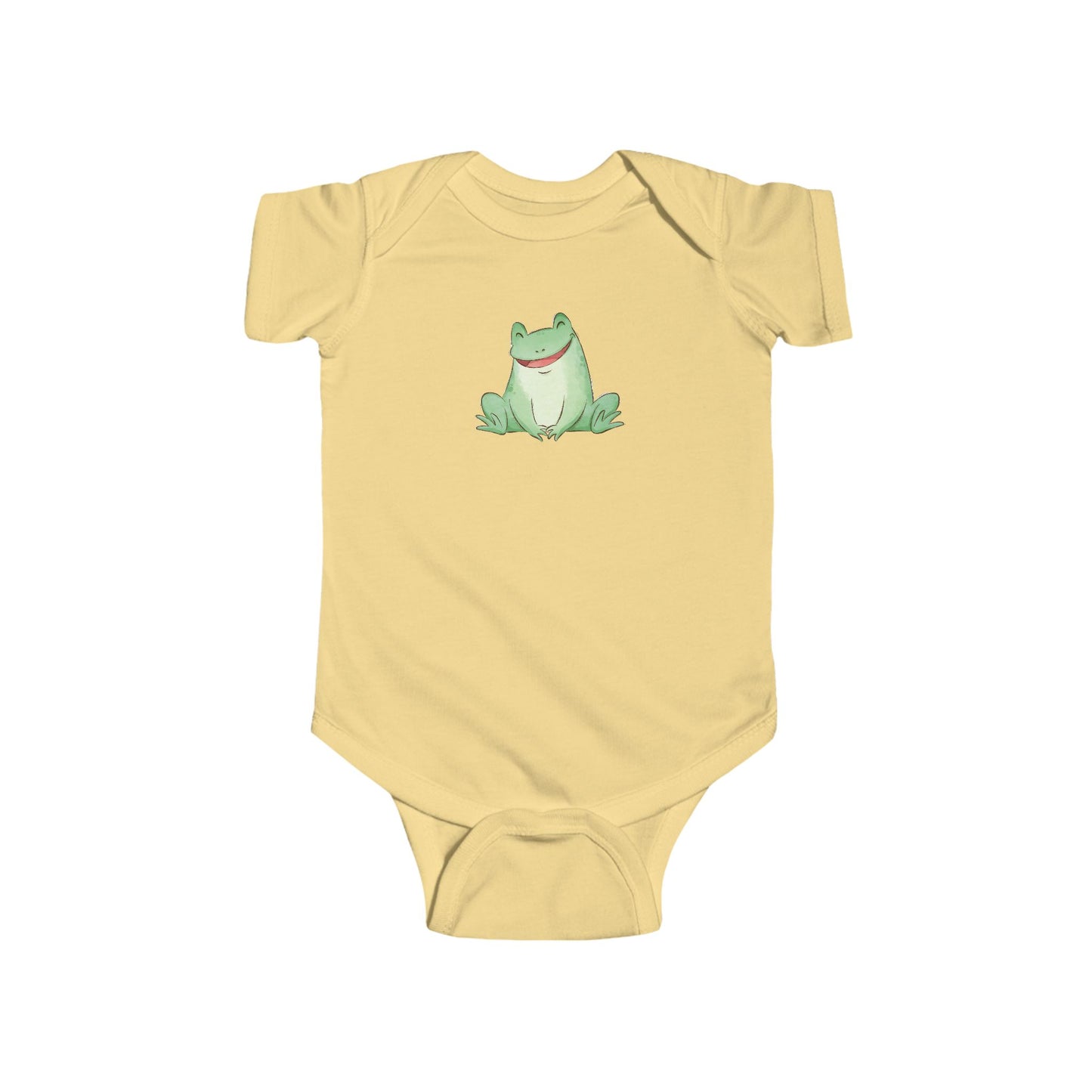 Cute Frog Infant Bodysuit Onesie - Baby Shower Gift and Newborn Outfit