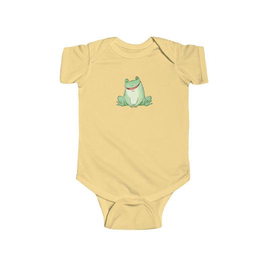 Cute Frog Infant Bodysuit Onesie - Baby Shower Gift and Newborn Outfit