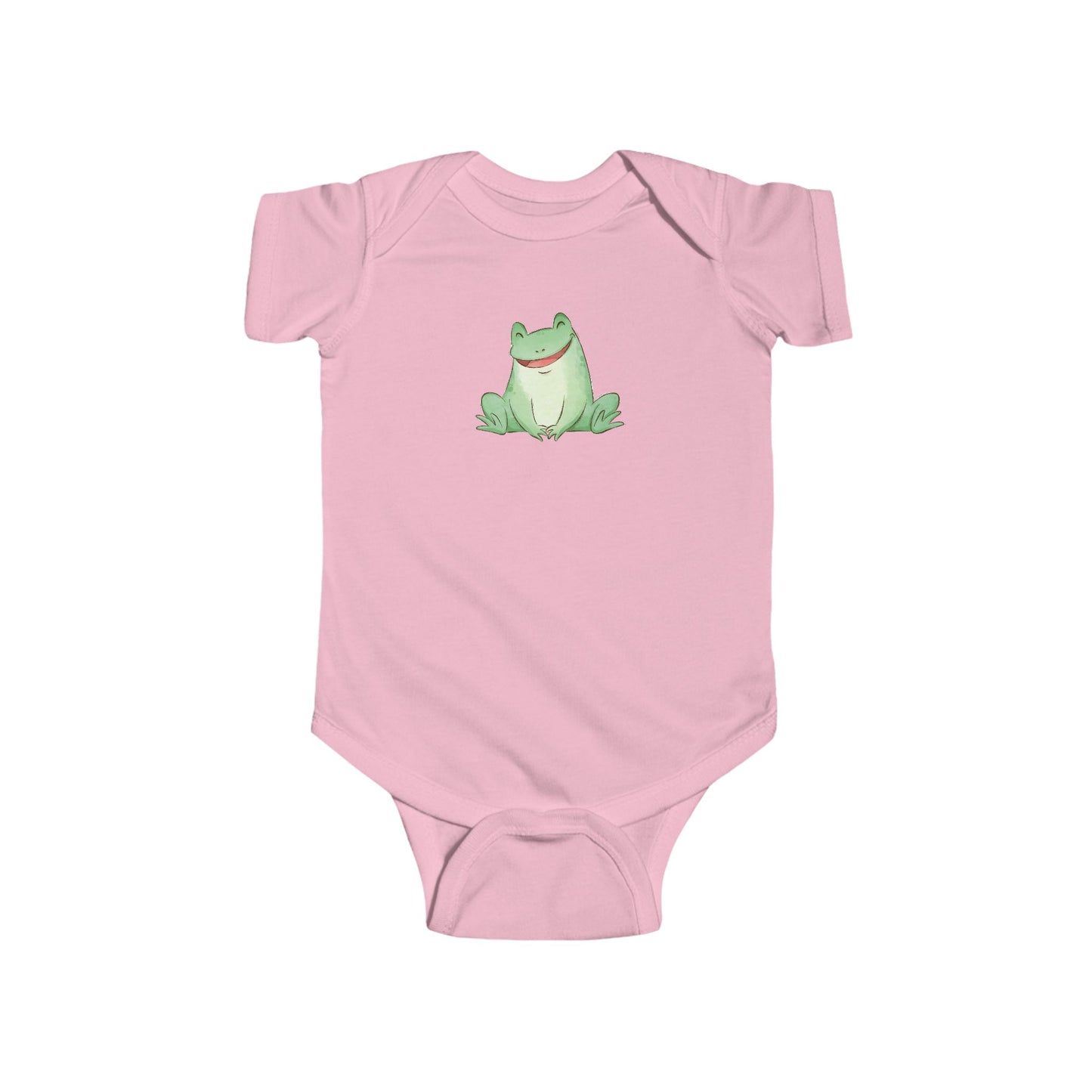 Cute Frog Infant Bodysuit Onesie - Baby Shower Gift and Newborn Outfit