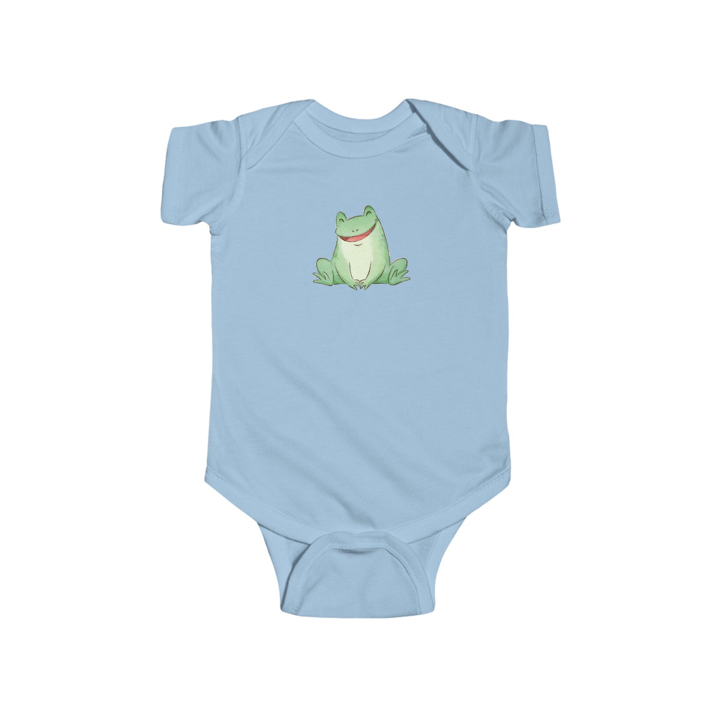 Cute Frog Infant Bodysuit Onesie - Baby Shower Gift and Newborn Outfit