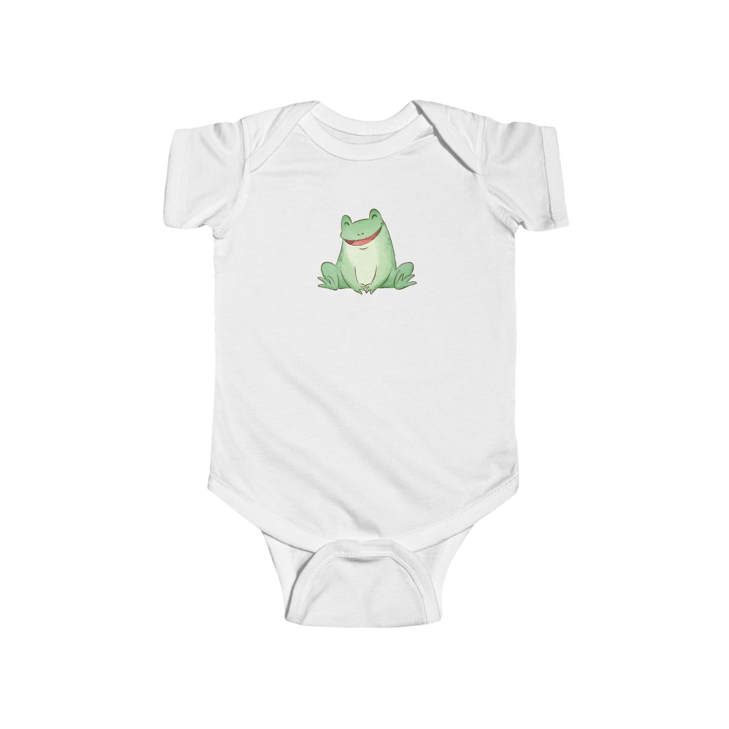 Cute Frog Infant Bodysuit Onesie - Baby Shower Gift and Newborn Outfit