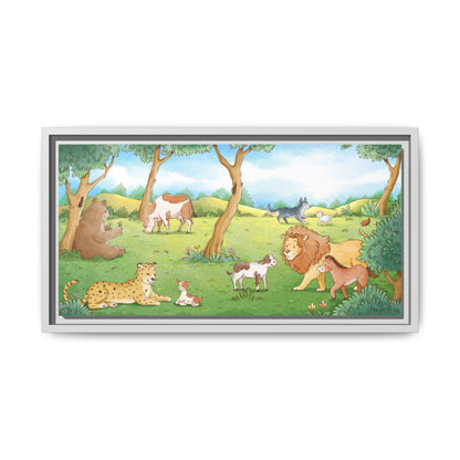 Matte Canvas, Framed (Multi-color)