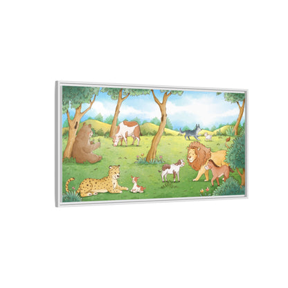 Matte Canvas, Framed (Multi-color)