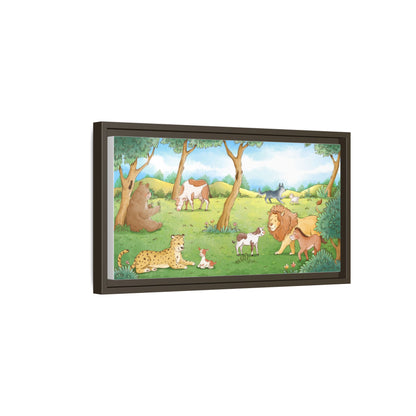 Matte Canvas, Framed (Multi-color)