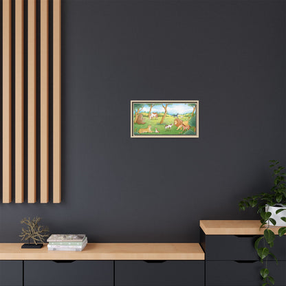 Matte Canvas, Framed (Multi-color)